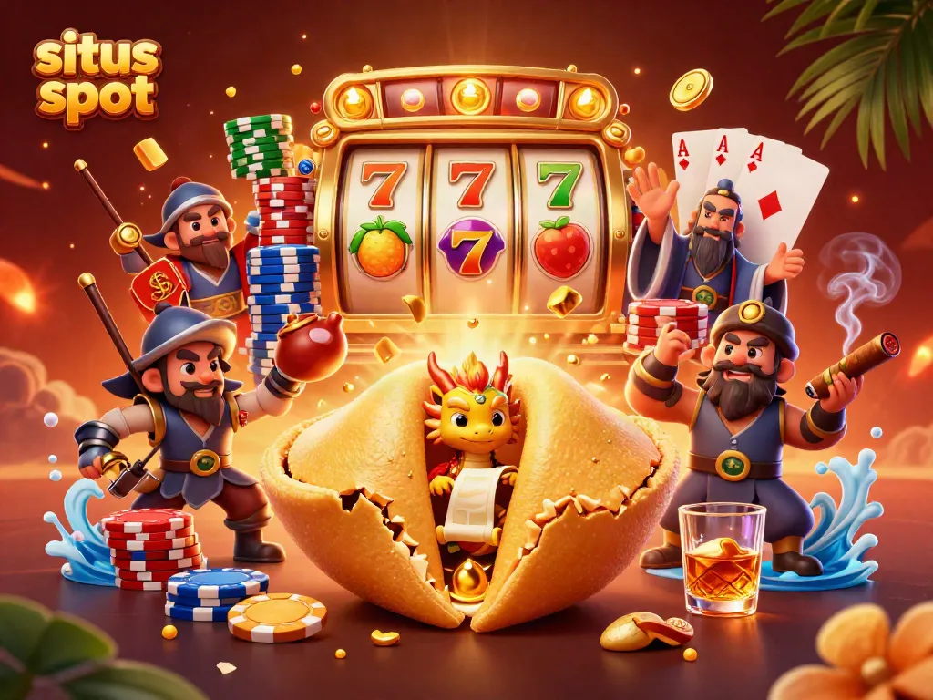 Experience thrilling wins with situs slot featuring dynamic golden fortune creations and classic casino elements.